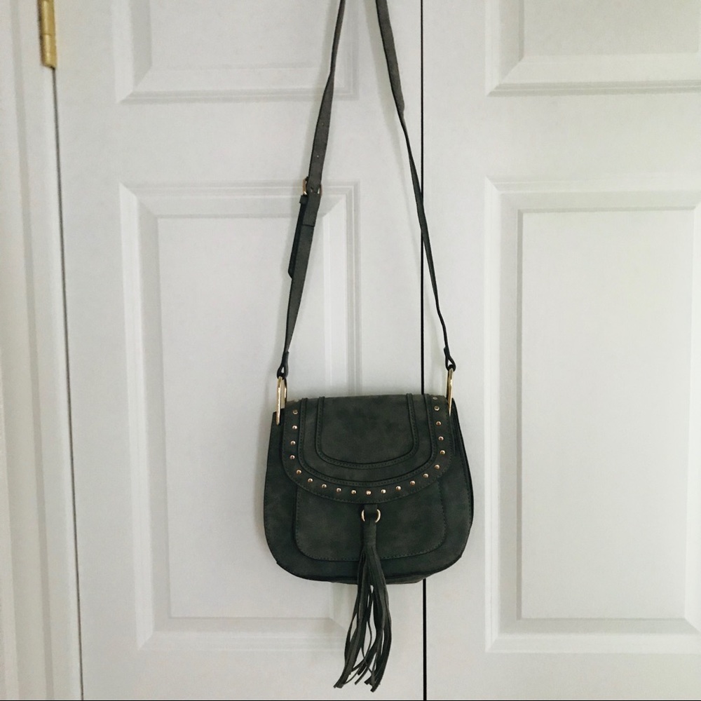 Grey Boho Purse